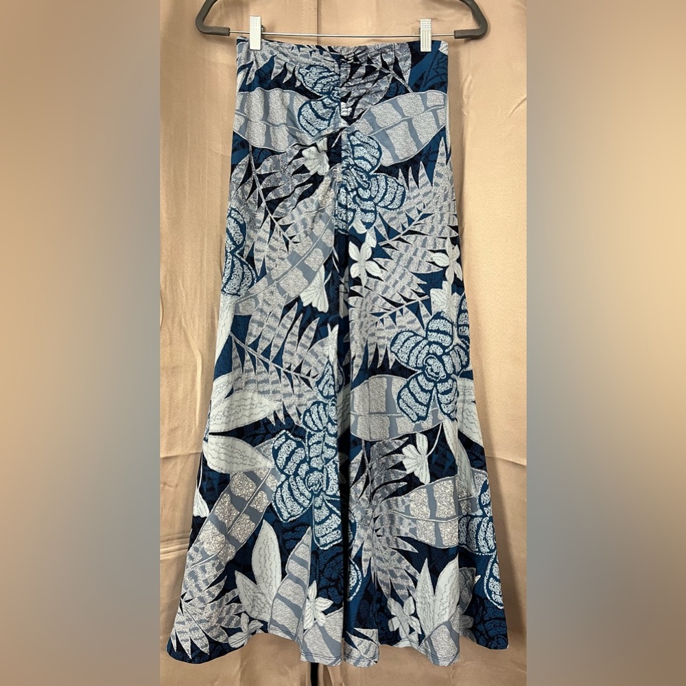 WHBM Matte Jersey Floral Patterned Maxi Skirt (XS) (See Closet for Shirt)